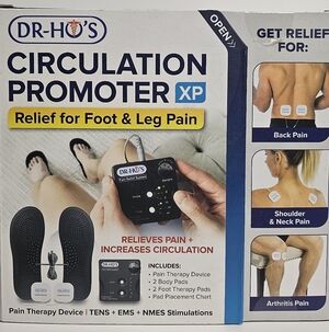 Dr Ho Circulation Promoter XP foot leg massager tens ems nems pain therapy new